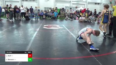 114-S lbs Consolation - Landon Ault, PA vs Jude Benson, WV