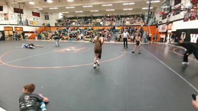 118-120 lbs Round 3 - Sophia Wilkinson, Greybull MS vs Kinli Bitton, Rocky Mountain Middle School