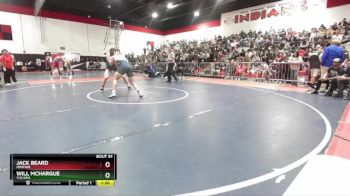 190 lbs Champ. Round 1 - Will Mchargue, Yucaipa vs Jack Beard, Mayfair