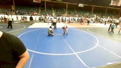 98 lbs Consolation - Wyatt Bentley, Buena Vista vs Mason Padilla, Bulldog Jr WC