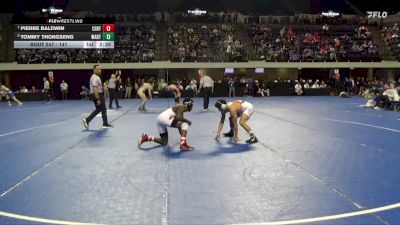 141 lbs 1st Place Match - Pierre Baldwin, Central vs Tommy Thongseng, Wartburg