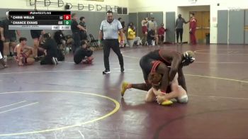 197 lbs Semifinal - Chance Evans, Cuesta College vs Chris Wells, Lassen College