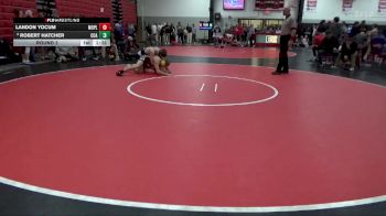 150 lbs Round 2 - Robert Hatcher, Clear Creek-Amana vs Landon Yocum, Mount Pleasant