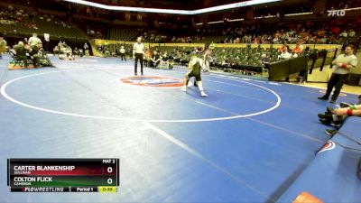 126 Class 2 lbs Cons. Round 2 - Carter Blankenship, Sullivan vs Colton Flick, Cameron