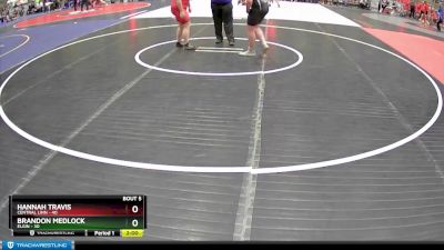 287 lbs Round 3 (4 Team) - Hannah Travis, Central Linn vs Brandon Medlock, Elgin