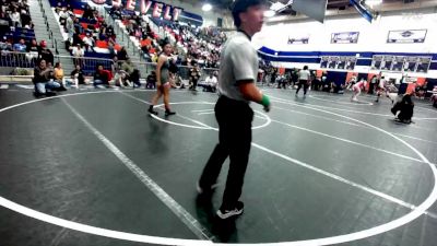 132 lbs Cons. Round 2 - Khloe Jauregui, Norco vs Chrystal Benavidez, GWC/Tigers