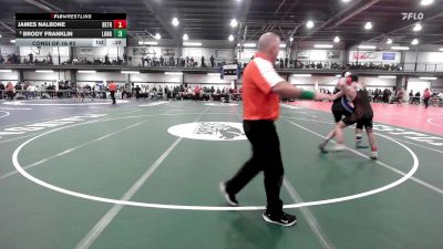 132 lbs Consi Of 16 #2 - James Nalbone, Bethlehem vs Brody Franklin, Long Beach