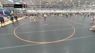 165 lbs Cons. Round 3 - Adrian Haughn, Unattached vs Breckin Meeks, Unattached