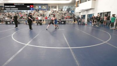 132 lbs Champ. Rd Of 16 - Ethan Sharp, Uintah Wrestling vs Rene Cordero