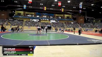 215 lbs Cons. Round 2 - Joshua Lingle, Trinity (Louisville) vs Mac Darland, Lexington Christian