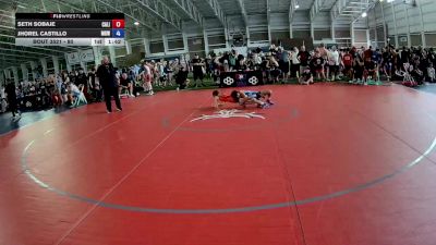 80 lbs 1st Place Match - Seth Sobaje, California vs Jhorel Castillo, Monster Garage Wrestling