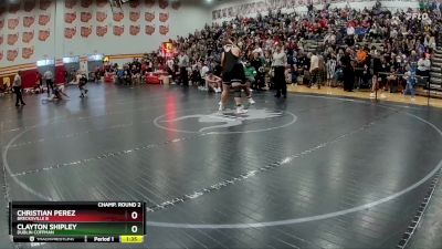 285 lbs Champ. Round 2 - Clayton Shipley, Dublin Coffman vs Christian Perez, Brecksville B