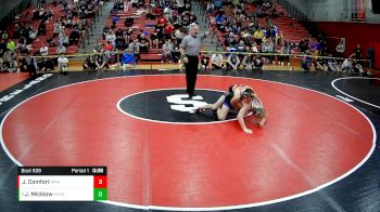 133 lbs Cons. Round 6 - Joel Micklow, River Valley Hs vs Joey Comfort, Meyersdale Area Hs