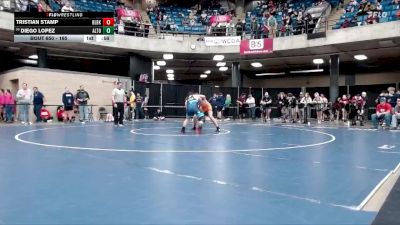 165 lbs Cons. Round 2 - Diego Lopez, Unattached vs Tristian Stamp, Heyworth