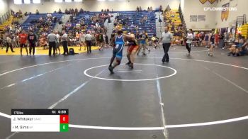 170 lbs Consi Of 16 #2 - Joseph Whitaker, Cardinal Gibbons vs Marcus Sims, Spartan Wrasslin