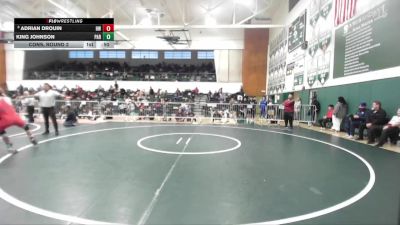 144 lbs Cons. Round 2 - KIng Johnson, Paramount vs Adrian Drouin, Harvard Westlake
