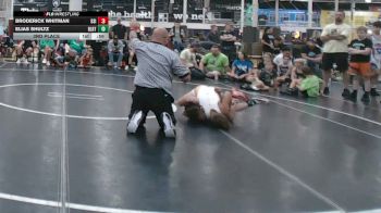 95 lbs 3rd Place - Broderick Whitman, Diamond State Inferno - EL vs Elias Shultz, Dueling Bandits - EL