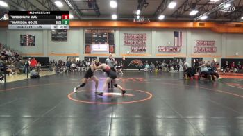 135 lbs Cons. Round 2 - Marissa Nolte, Benton Community vs Brooklyn Mau, Assumption, Davenport