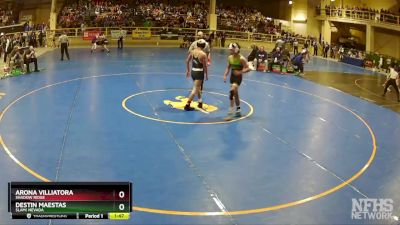 106 lbs Semifinal - Destin Maestas, SLAM! NEVADA vs Arona Villiatora, Shadow Ridge