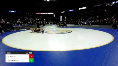 120 lbs Round Of 32 - Orion Hill, Folsom vs Jacob Estrada, Monache