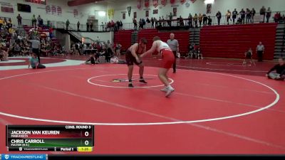 220 lbs Cons. Round 3 - Chris Carroll, Fulton (H.S.) vs Jackson Van Keuren, Maquoketa