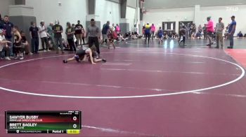 70 lbs Champ. Round 1 - Brett Bagley, Alpha Elite vs Sawyer Busby, Ironclad Wrestling Club