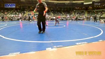 60 lbs Consolation - Damani Sanders, Sherman Challengers vs Mason Madrid, Team Tulsa Wrestling Club