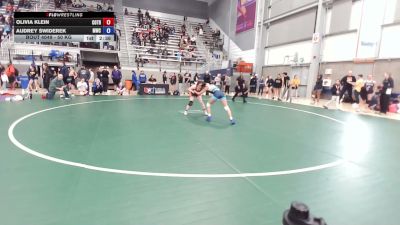 50 kg Champ. Rd Of 32 - Olivia Klein, Cordoba Trained vs Audrey Swiderek, Menlo Wrestling Club