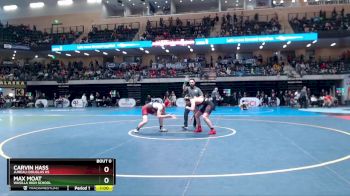 171 lbs Cons. Round 1 - MAX MOAT, Wasilla High School vs Carvin Hass, Juneau-Douglas HS