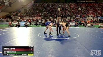 2A 145 lbs Champ. Round 1 - Kaiser Henne, Nampa Christian vs James Hansen, Ririe