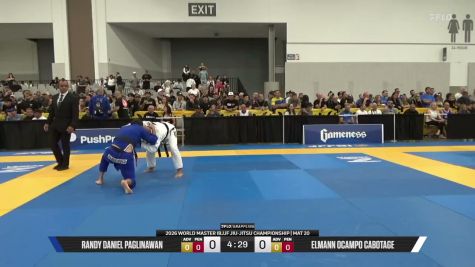 Elmann Ocampo Cabotage vs Randy Daniel Paglinawan 2026 World Master IBJJF Jiu-Jitsu Championship
