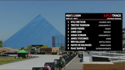 Men's 1500m, Heat 7