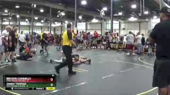 91 lbs Round 4 (6 Team) - Bryson Connelly, Steel Valley Psychos vs Owen Thomas, Untouchables Black