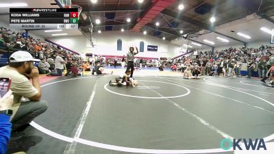46 lbs Round Of 32 - Koda Williams, Raw Wrestling Club vs Pete Martin, Berryhill Wrestling Club