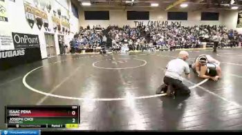 285 lbs Quarterfinal - Isaac Pena, Mazama vs Joseph Choi, Philomath