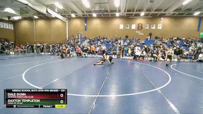 125 lbs Cons. Round 2 - Dale Dunn, AVIATOR WRESTLING CLUB vs Daxton Templeton, Sons Of Atlas