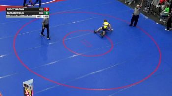 117 lbs Quarterfinal - Brody Brown, Chartiers Valley vs Taegan Willis, Corry