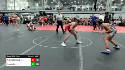 120 lbs Round 6 (10 Team) - Holden Jacobs, Whitted Trained Dynasty vs ALEN REDZEPAGIC, RedNose