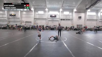64 lbs Quarterfinal - Miguel Flores, Eastwood Eagles vs Wyatt Banker, Brawler