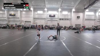 64 lbs Quarterfinal - Miguel Flores, Eastwood Eagles vs Wyatt Banker, Brawler