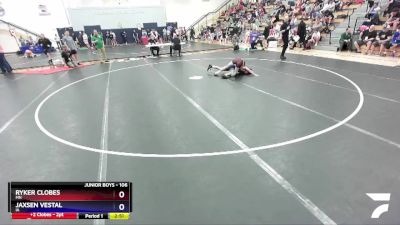 106 lbs Round 1 - Ryker Clobes, MN vs Jaxsen Vestal, IA