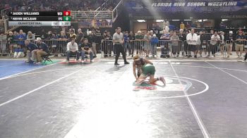 120 3A Quarterfinal - Kevin Mclean, Flagler Palm Coast vs Jaden Williams, Wellington Community Hs