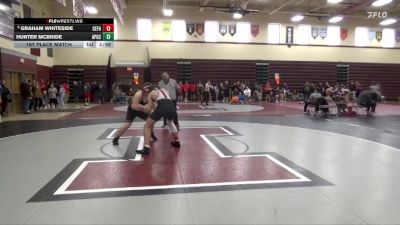 JV-38 lbs 1st Place Match - Graham Whiteside, Cedar Falls vs Hunter McBride, AP-GC
