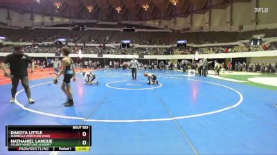 National 6-8 100 Cons. Round 2 - Dakota Little, Guerrilla Wrestling (GWA) vs Nathaniel Lanoue, Caliber Wrestling Academy