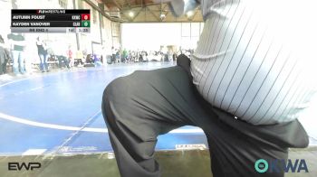 75 lbs Rr Rnd 4 - Autumn Foust, Keystone Kids Wrestling Club vs Kayden Vanover, Claremore Wrestling Club