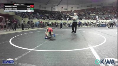 49 lbs Consi Of 8 #1 - Jensen Oss, Husky WC vs Danger Welch, Claremore Wrestling Club