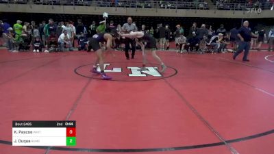 125 lbs Semifinal - Kade Pascoe, Whitehall vs Joaquin Duque, Rumson