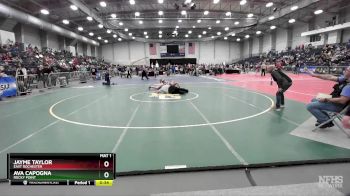 120 lbs Cons. Round 3 - Ava Capogna, Rocky Point vs Jayme Taylor, East Rochester