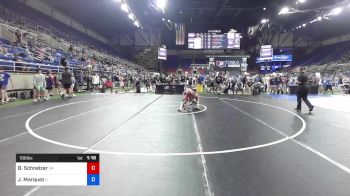 106 lbs Cons 16 #1 - Bryce Schnelzer, Virginia vs Jonathan Marquez, Illinois