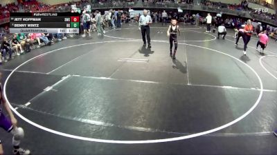 65 lbs Cons. Round 3 - Jett Hoffman, Scottsbluff Wrestling Club vs Benny Wintz, Battle Creek